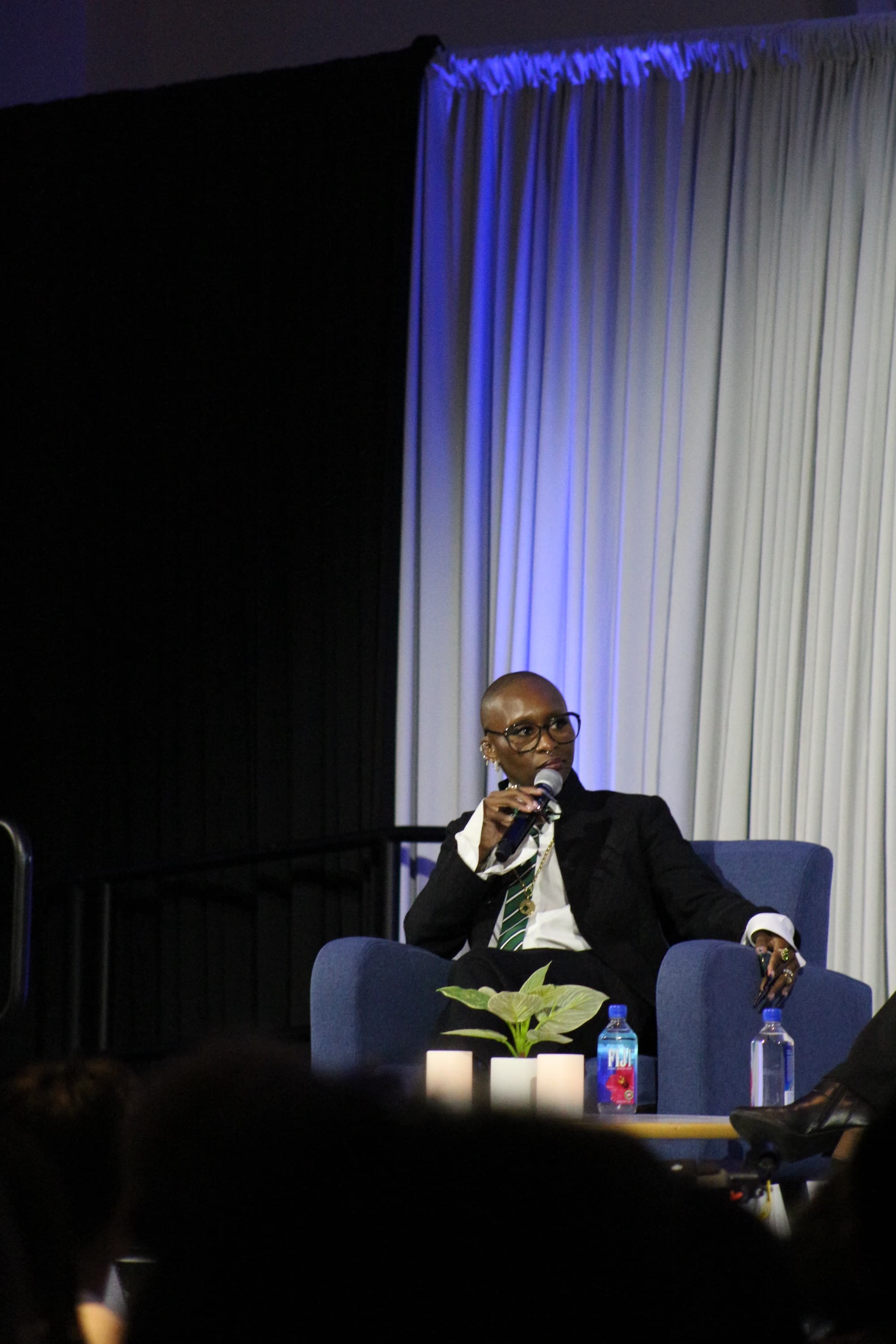 Cynthia Erivo in conversation, frame 2