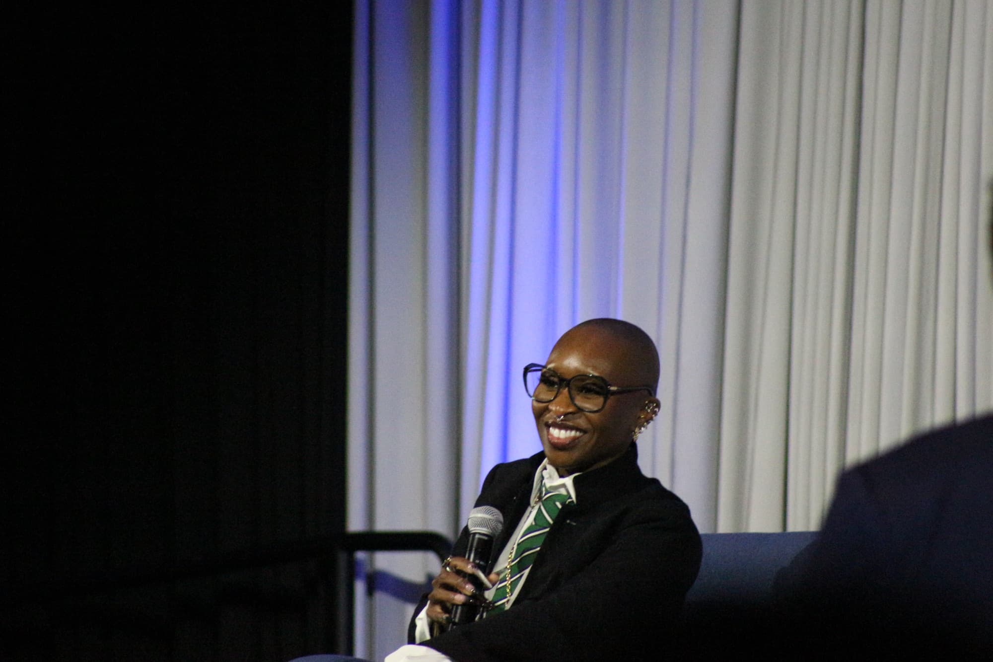 Cynthia Erivo in conversation, frame 9