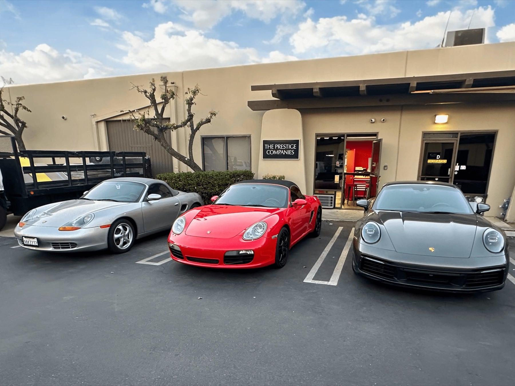 The Prestige Auto Upholstery shop in Anaheim