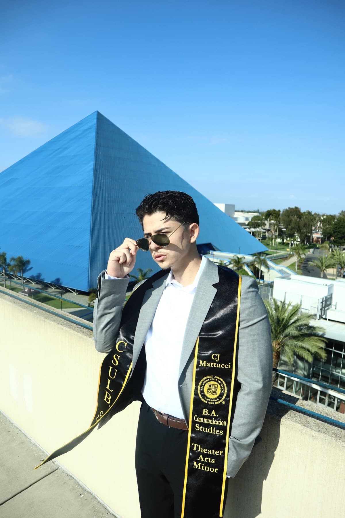 Graduation session, Cal State Long Beach, frame 4
