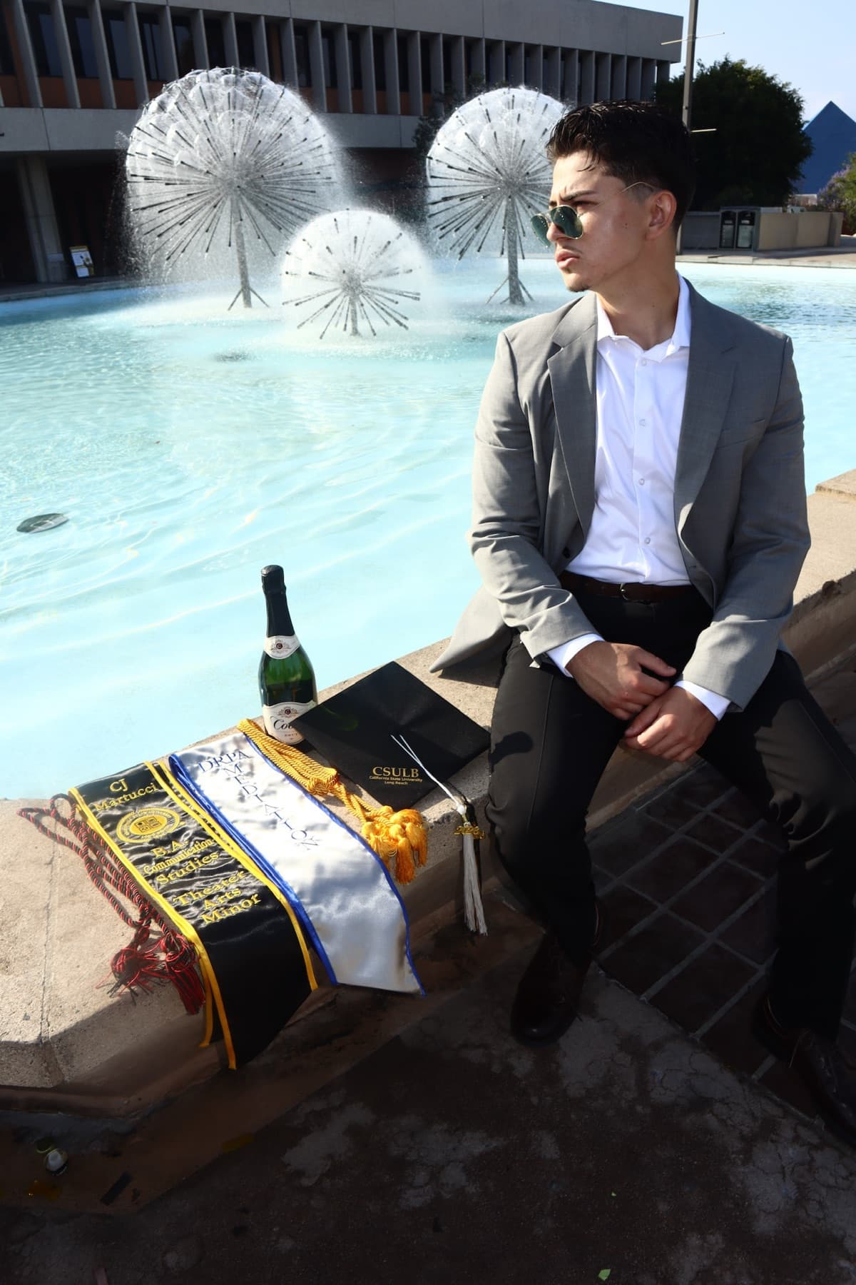 Graduation session, Cal State Long Beach, frame 5