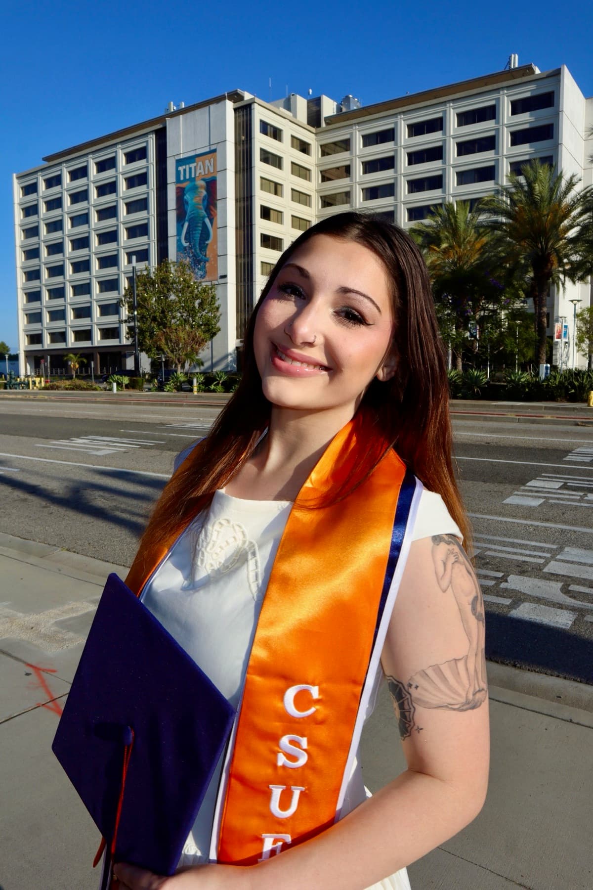 Graduation session, Cal State Fullerton, frame 1