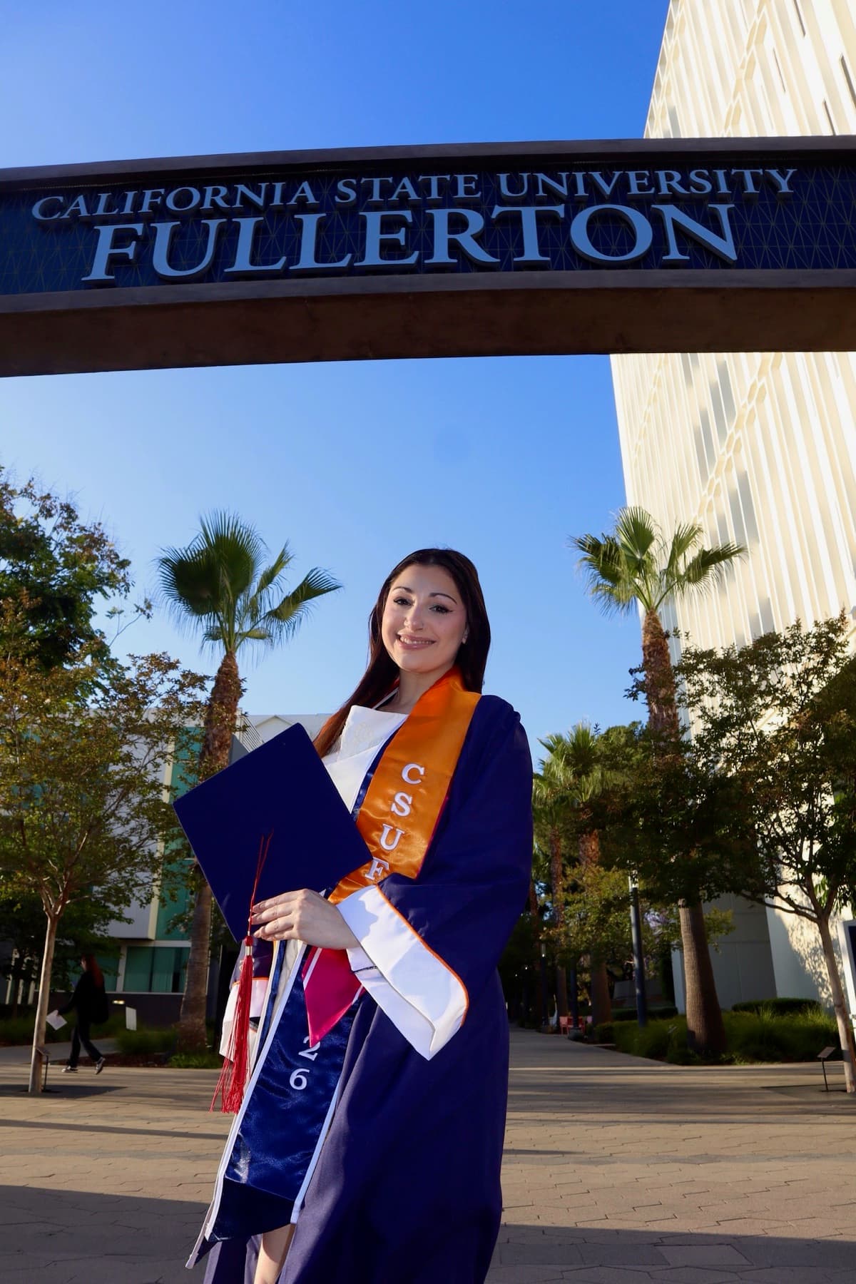 Graduation session, Cal State Fullerton, frame 5
