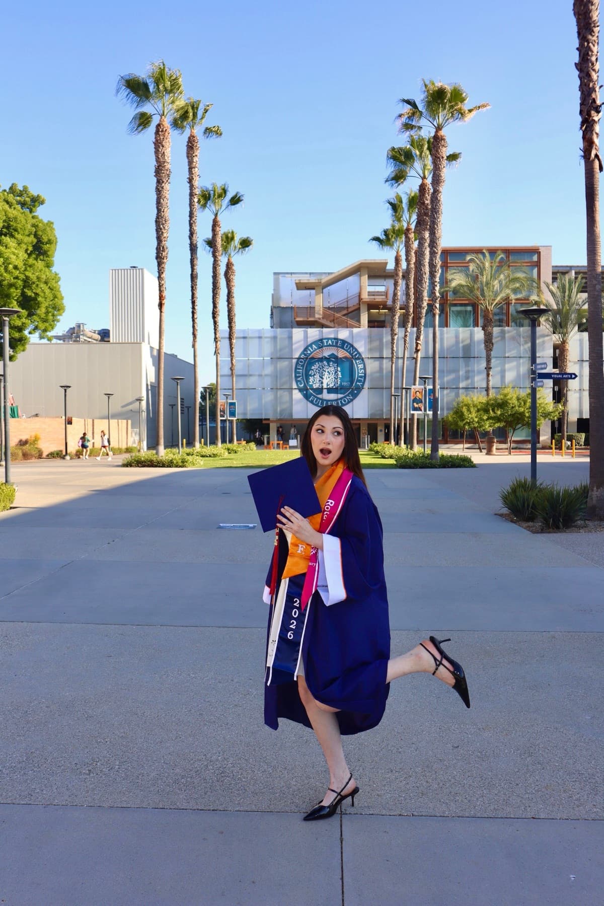 Graduation session, Cal State Fullerton, frame 9