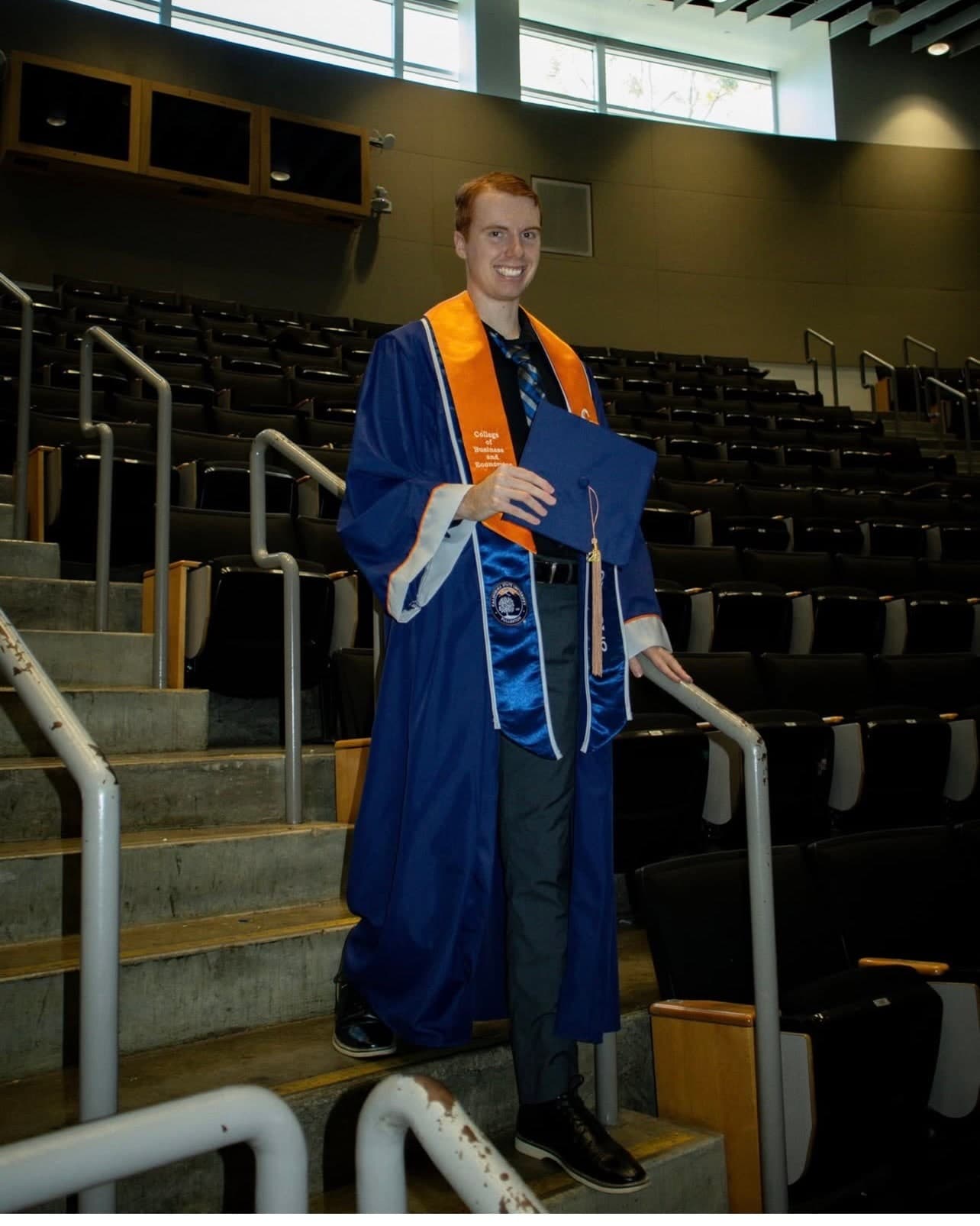 Andon’s graduation session, Cal State Fullerton, frame 4