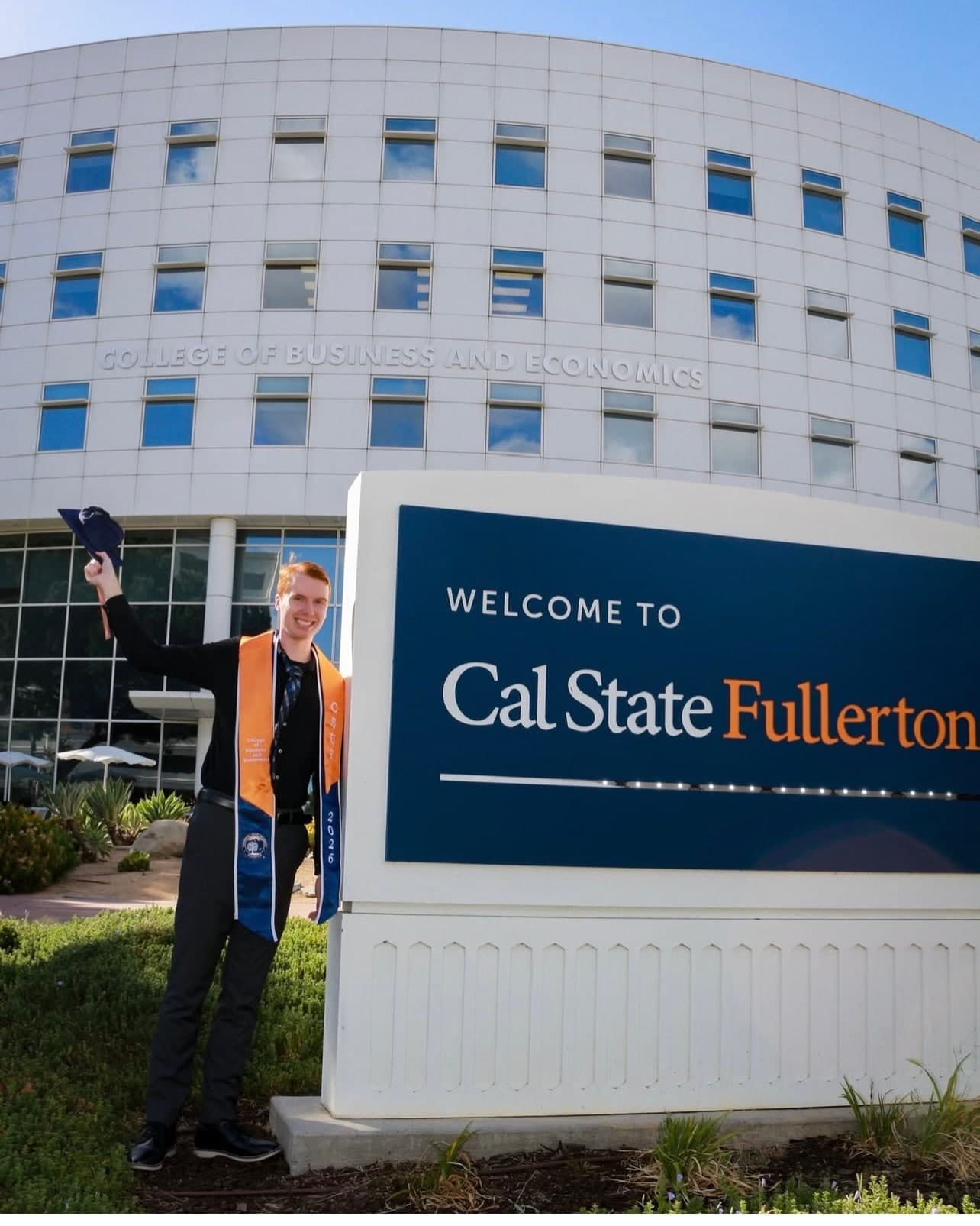 Andon’s graduation session, Cal State Fullerton, frame 6