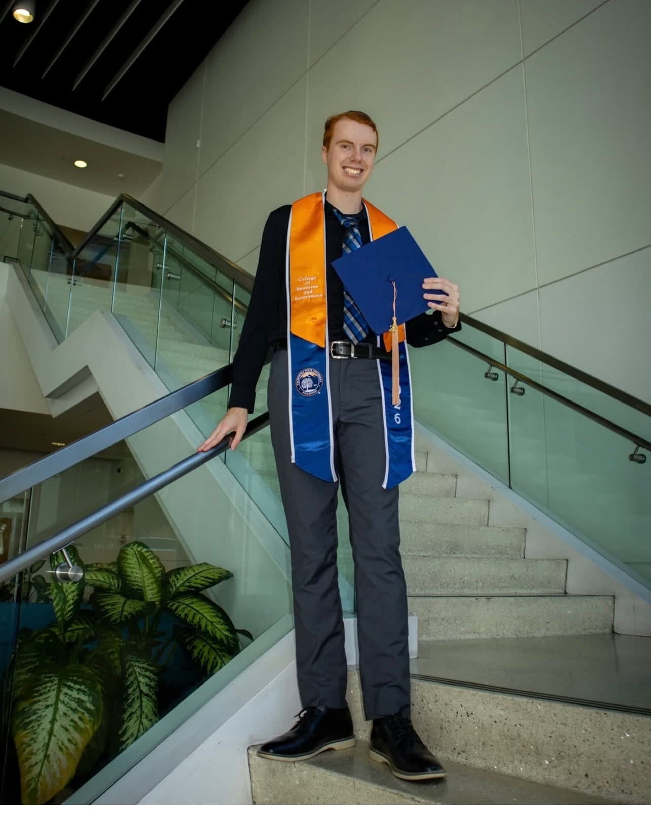 Andon’s graduation session, Cal State Fullerton, frame 8