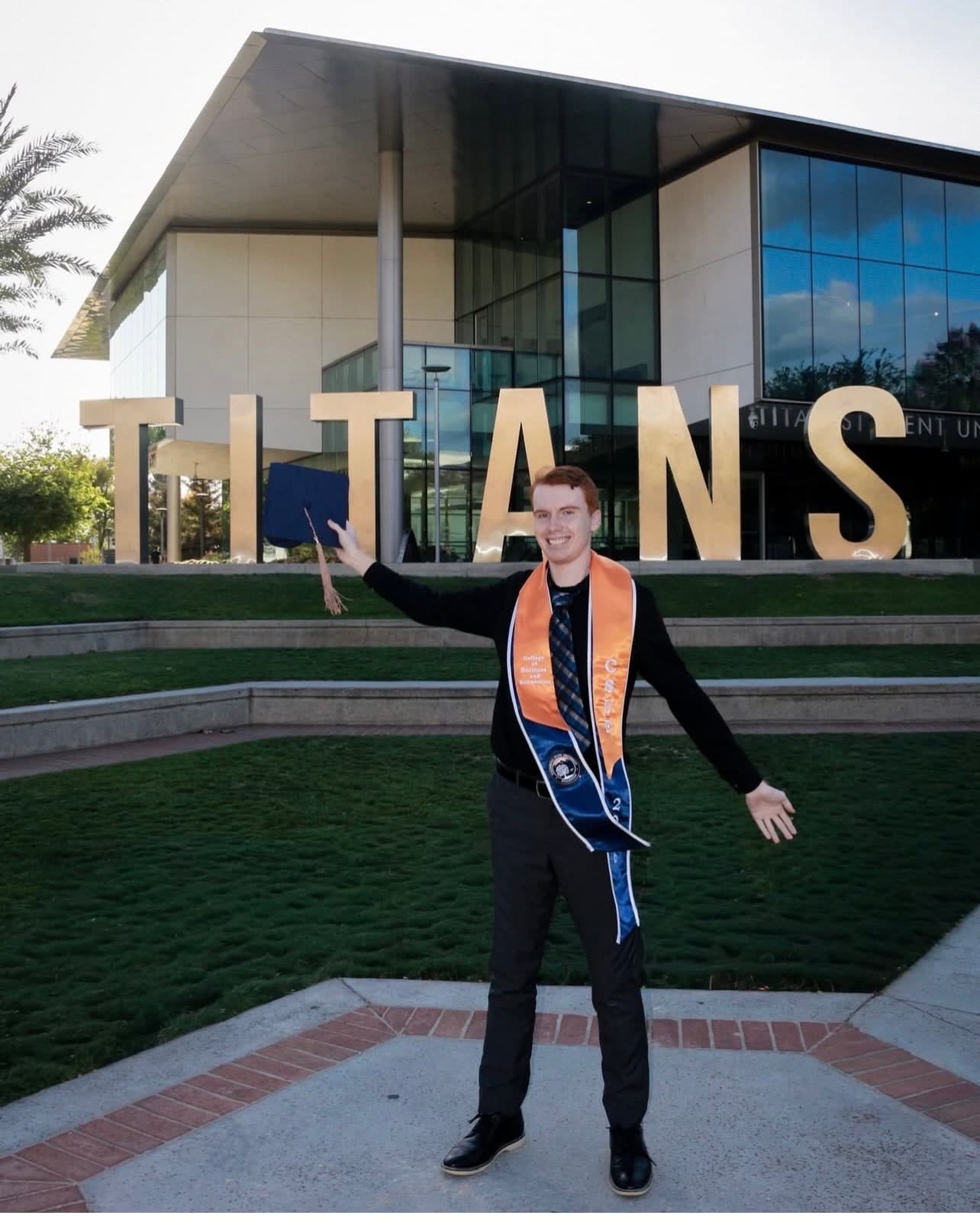 Andon’s graduation session, Cal State Fullerton, frame 9