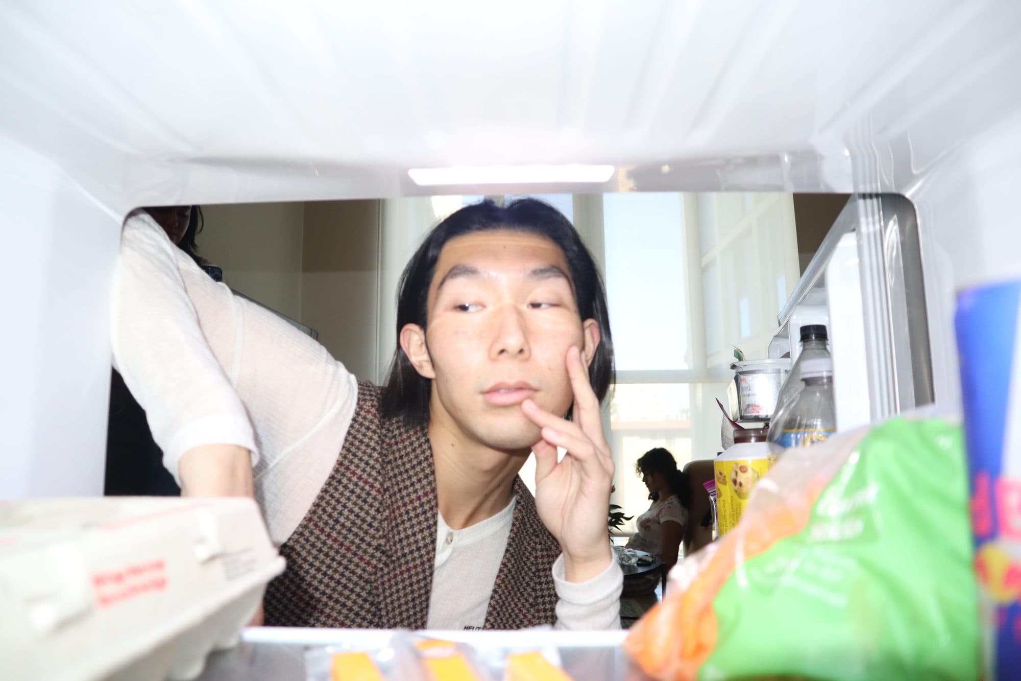 Portrait from inside the refrigerator, frame 8