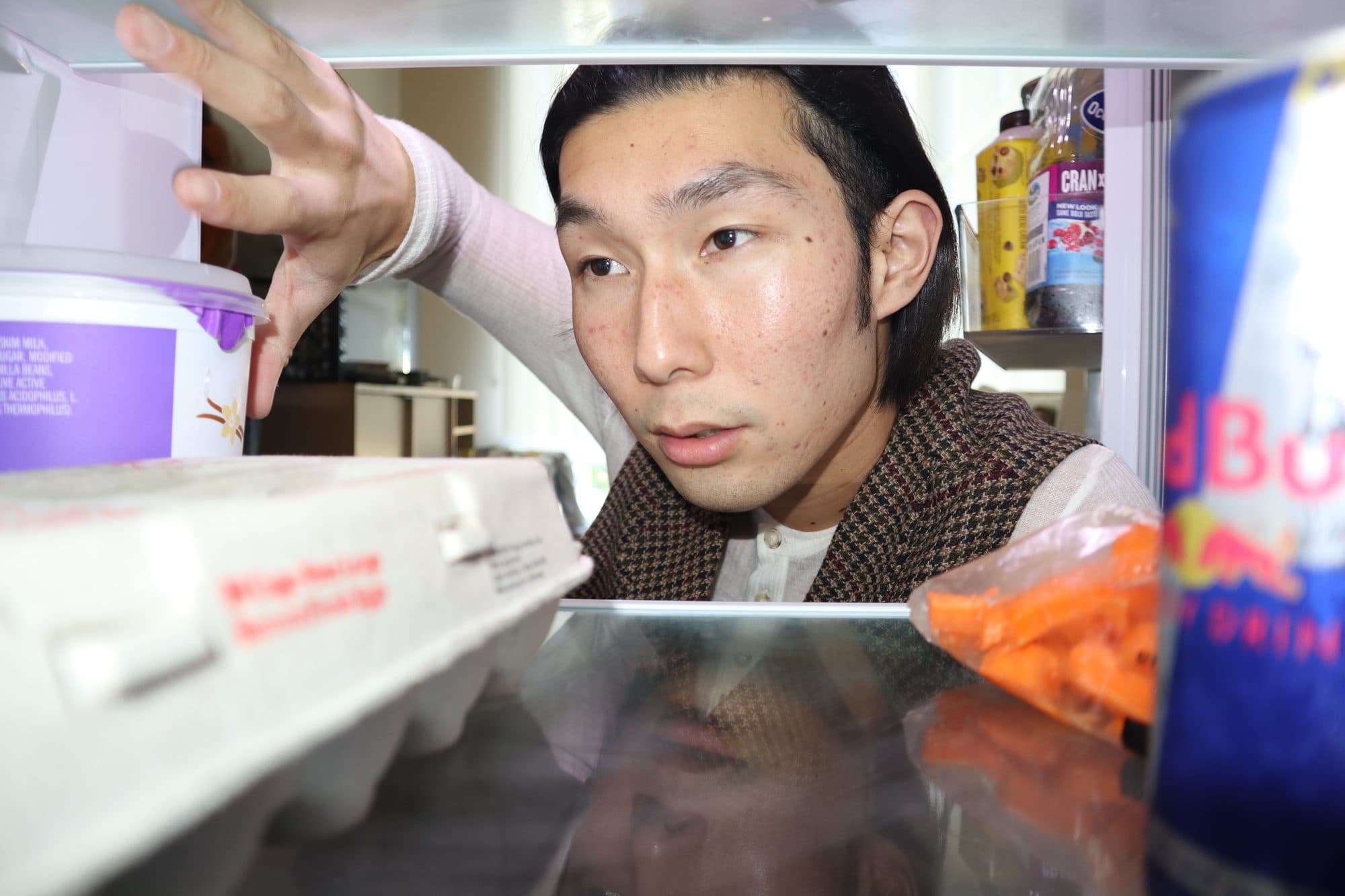 Portrait from inside the refrigerator, frame 12