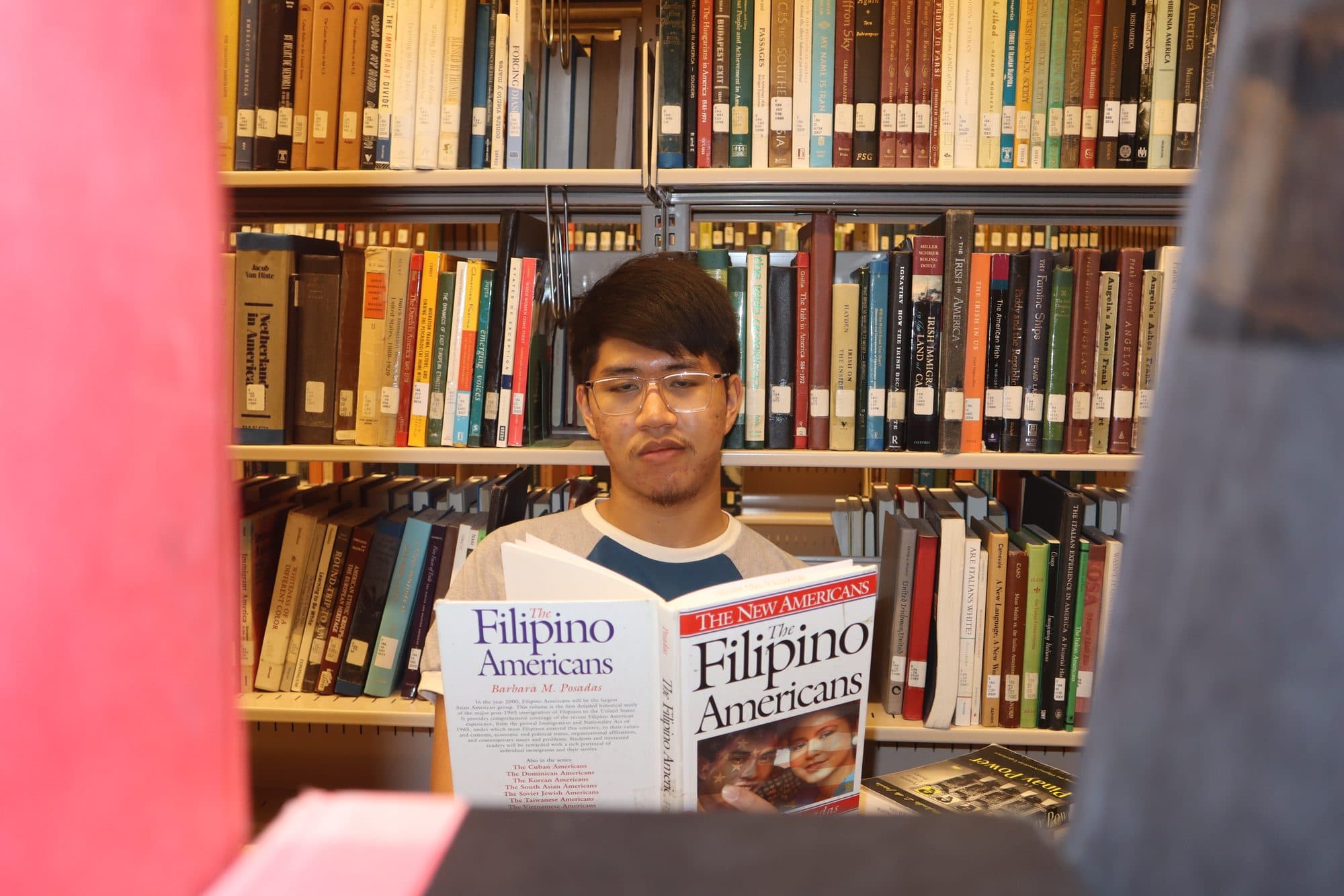 Raniel in the library, for Tusk, frame 3