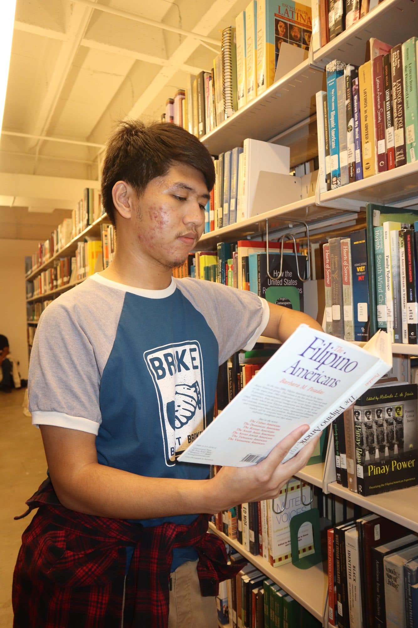 Raniel in the library, for Tusk, frame 14