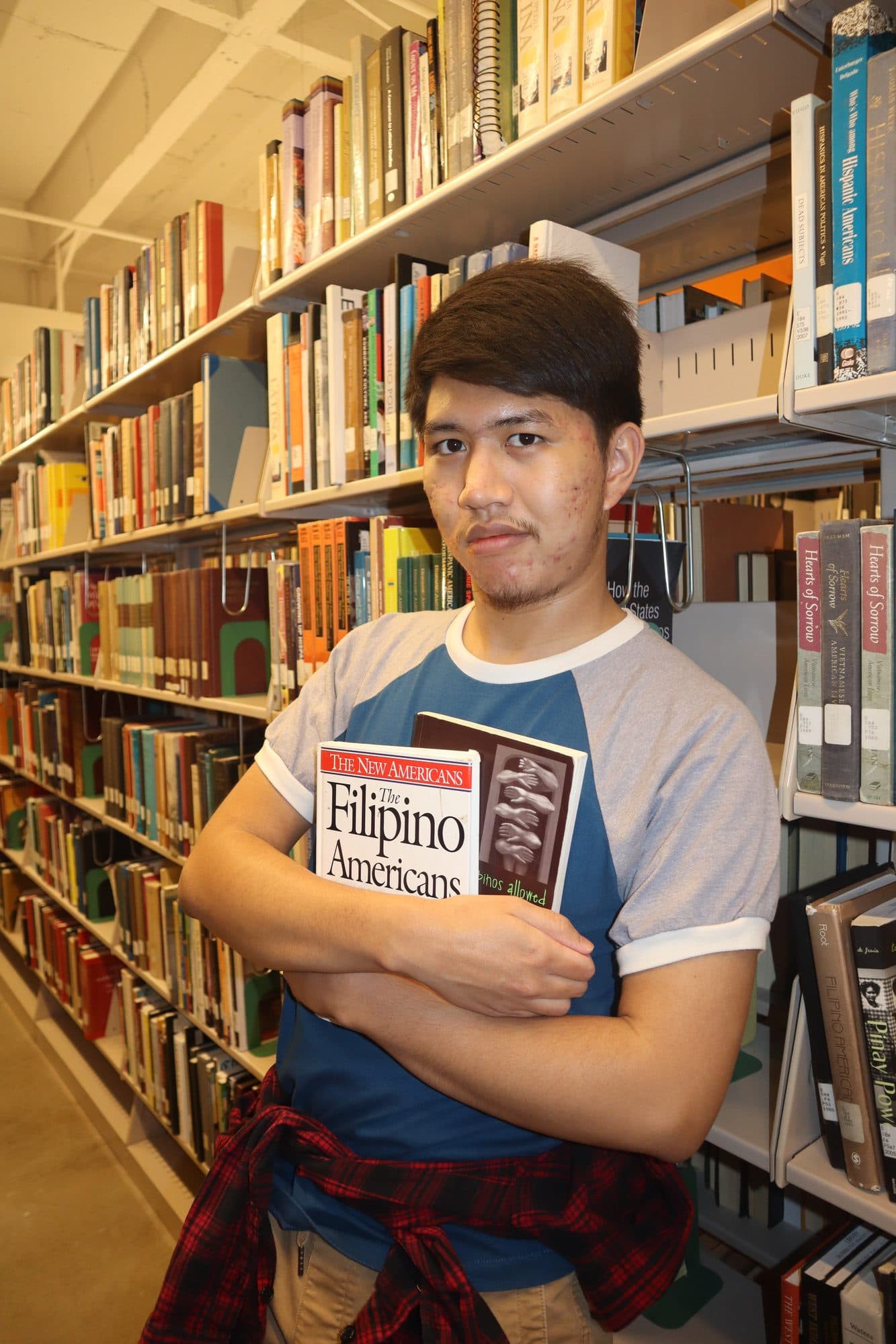 Raniel in the library, for Tusk, frame 17