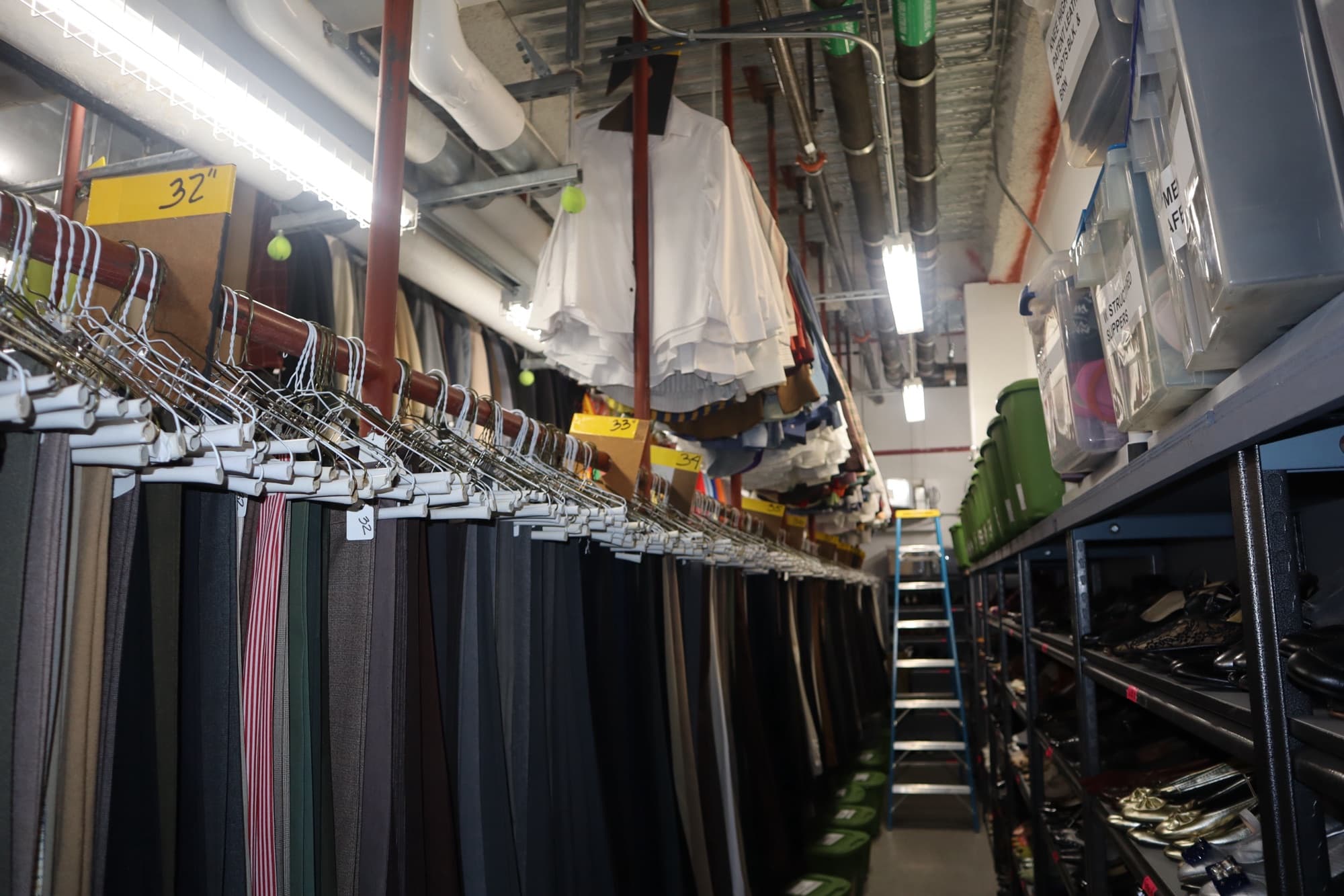 The CSUF theater costume shop, frame 3