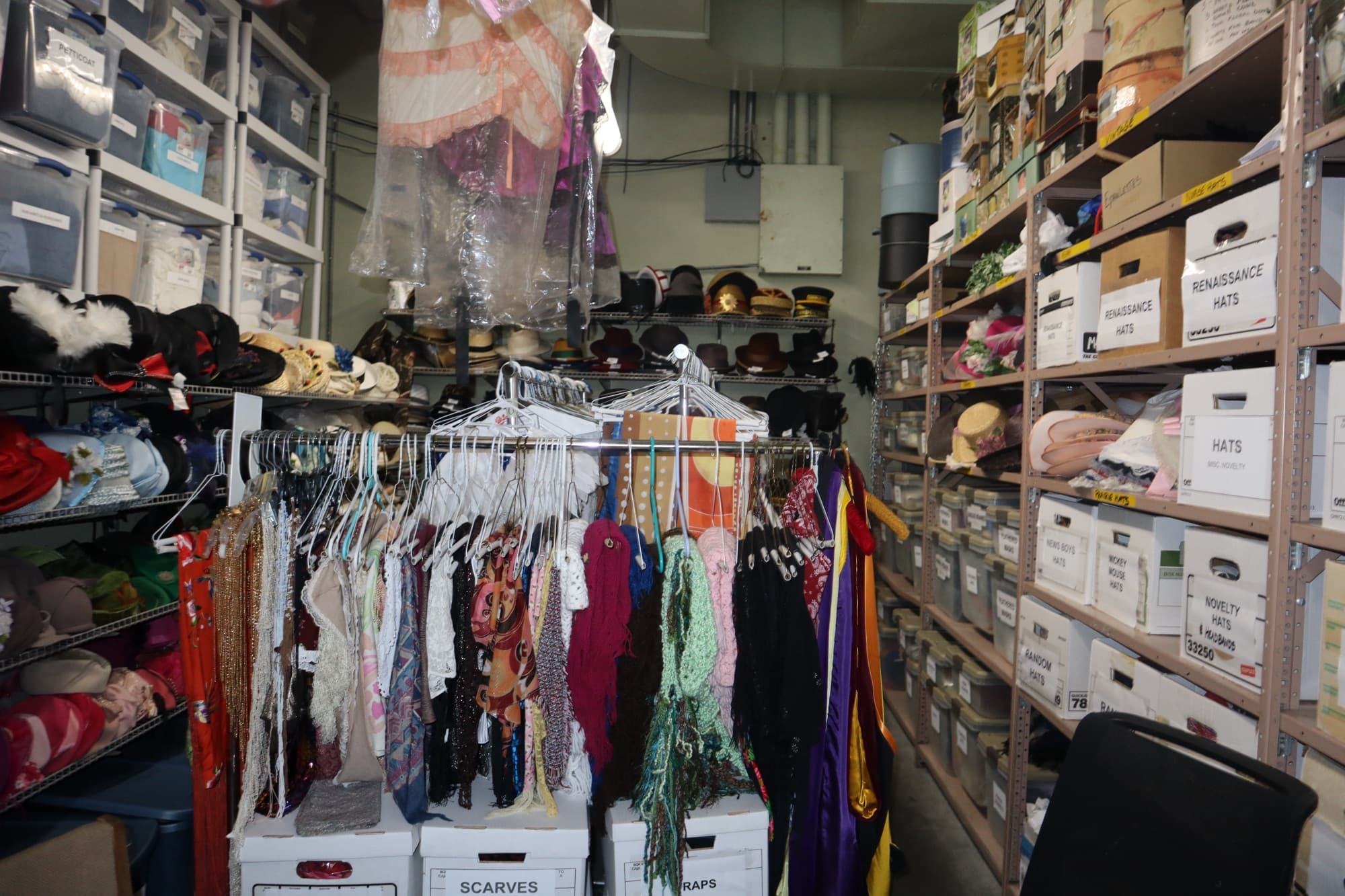 The CSUF theater costume shop, frame 5