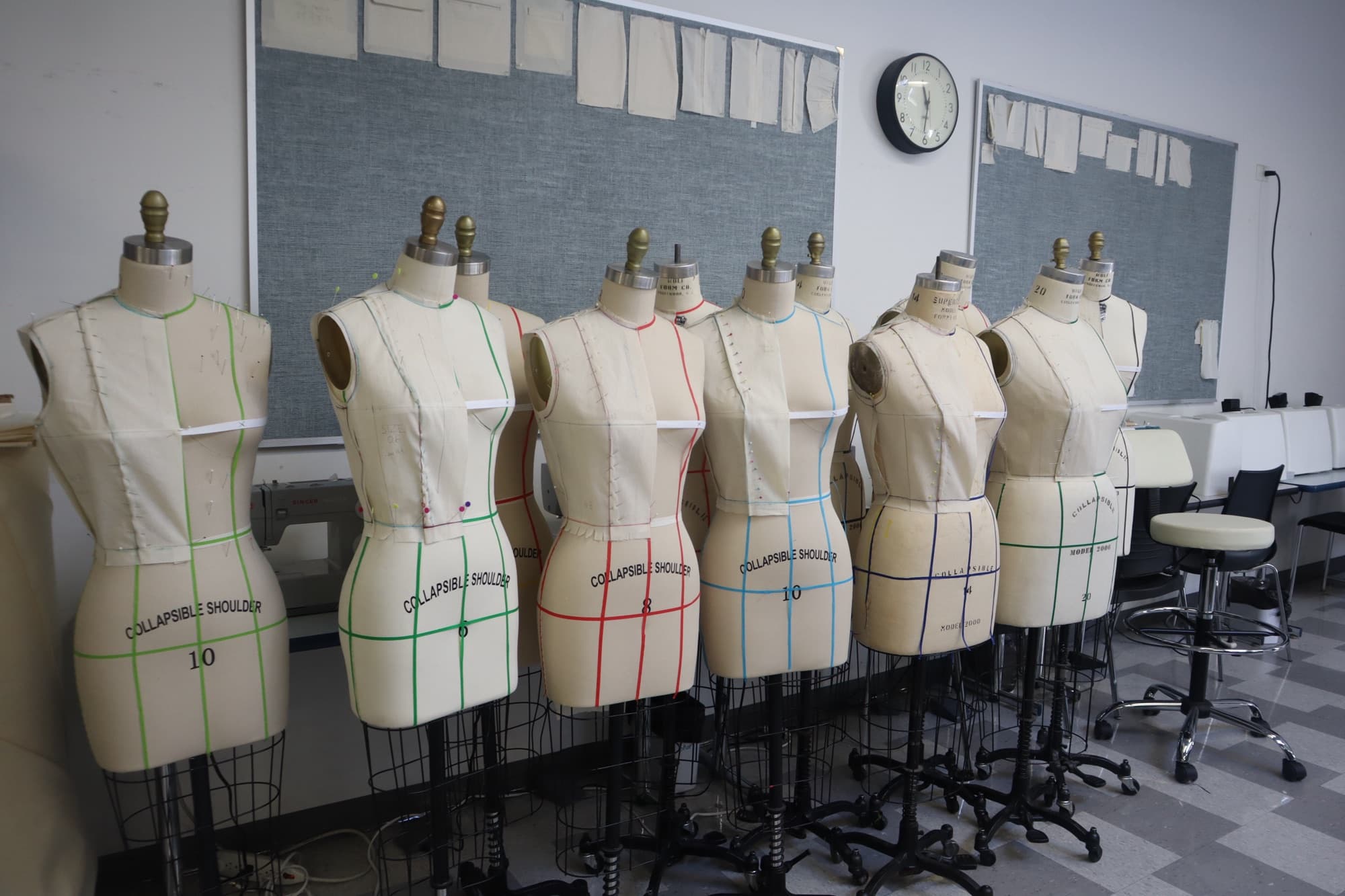 The CSUF theater costume shop, frame 17