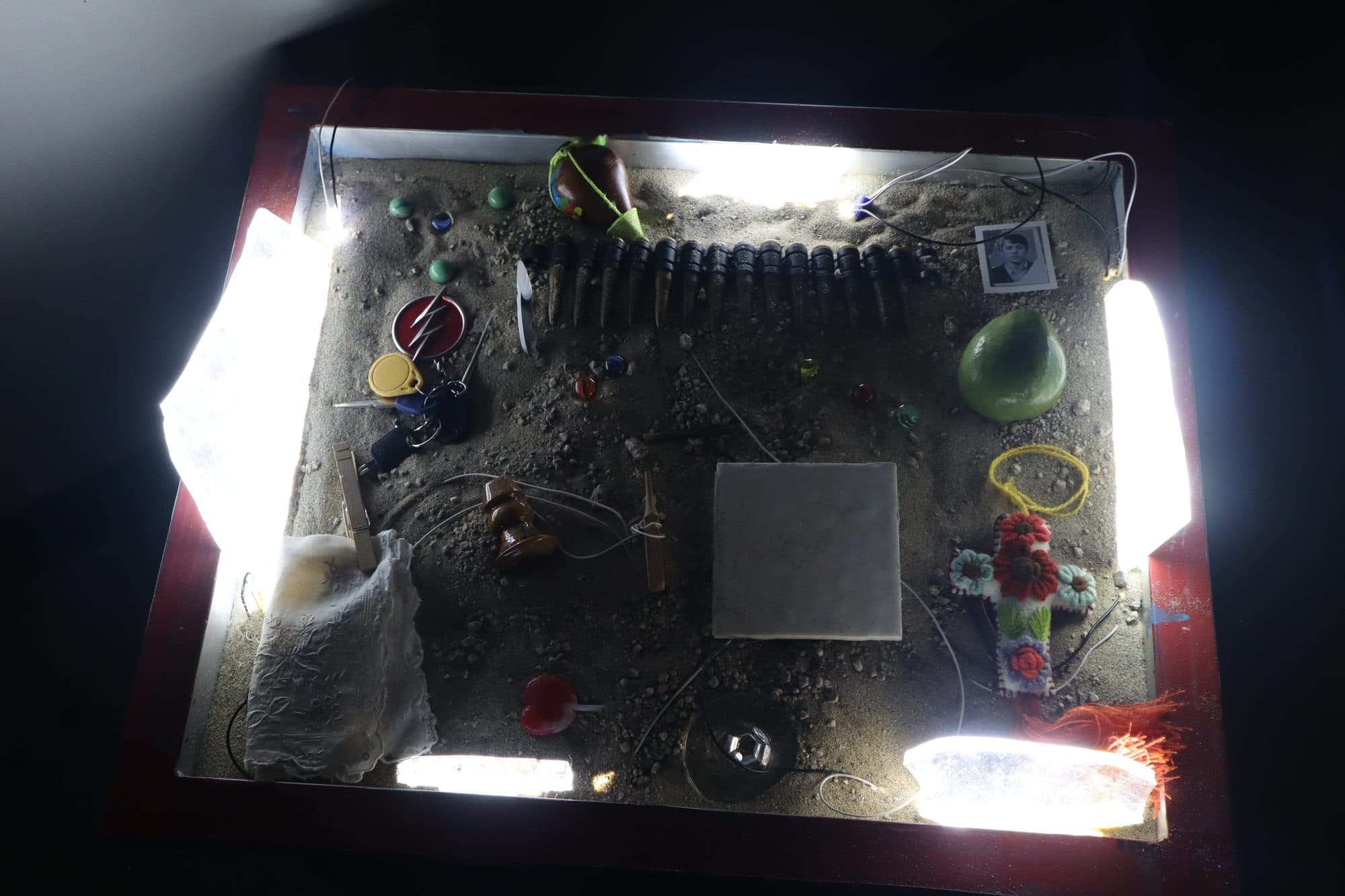 Diana Berg’s exhibit at Grand Central Art Center, frame 14
