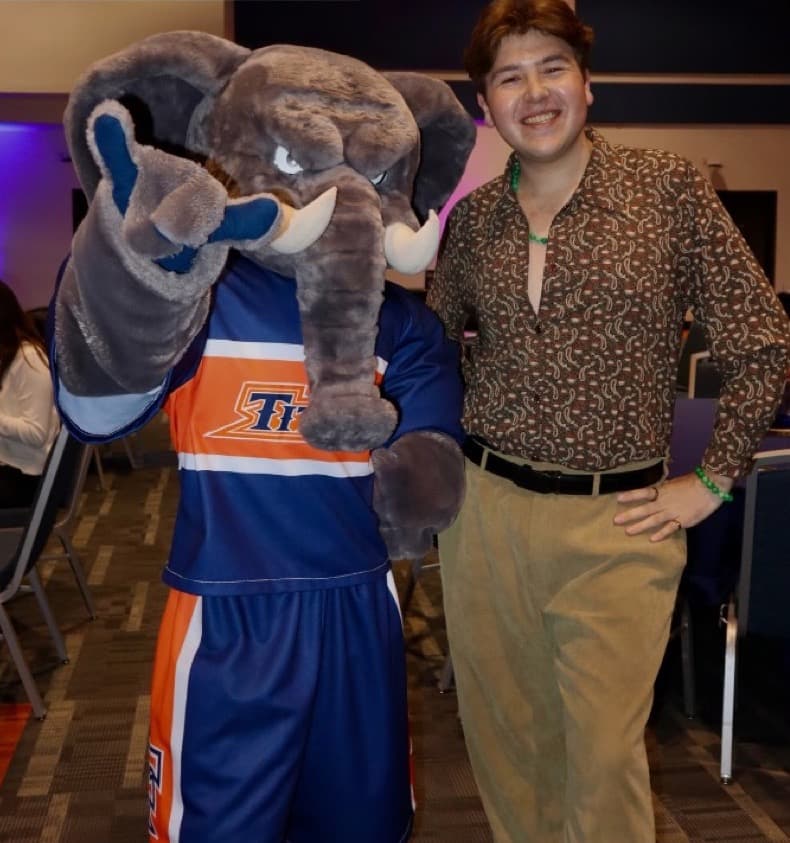 Gregory Ferraro with Tuffy