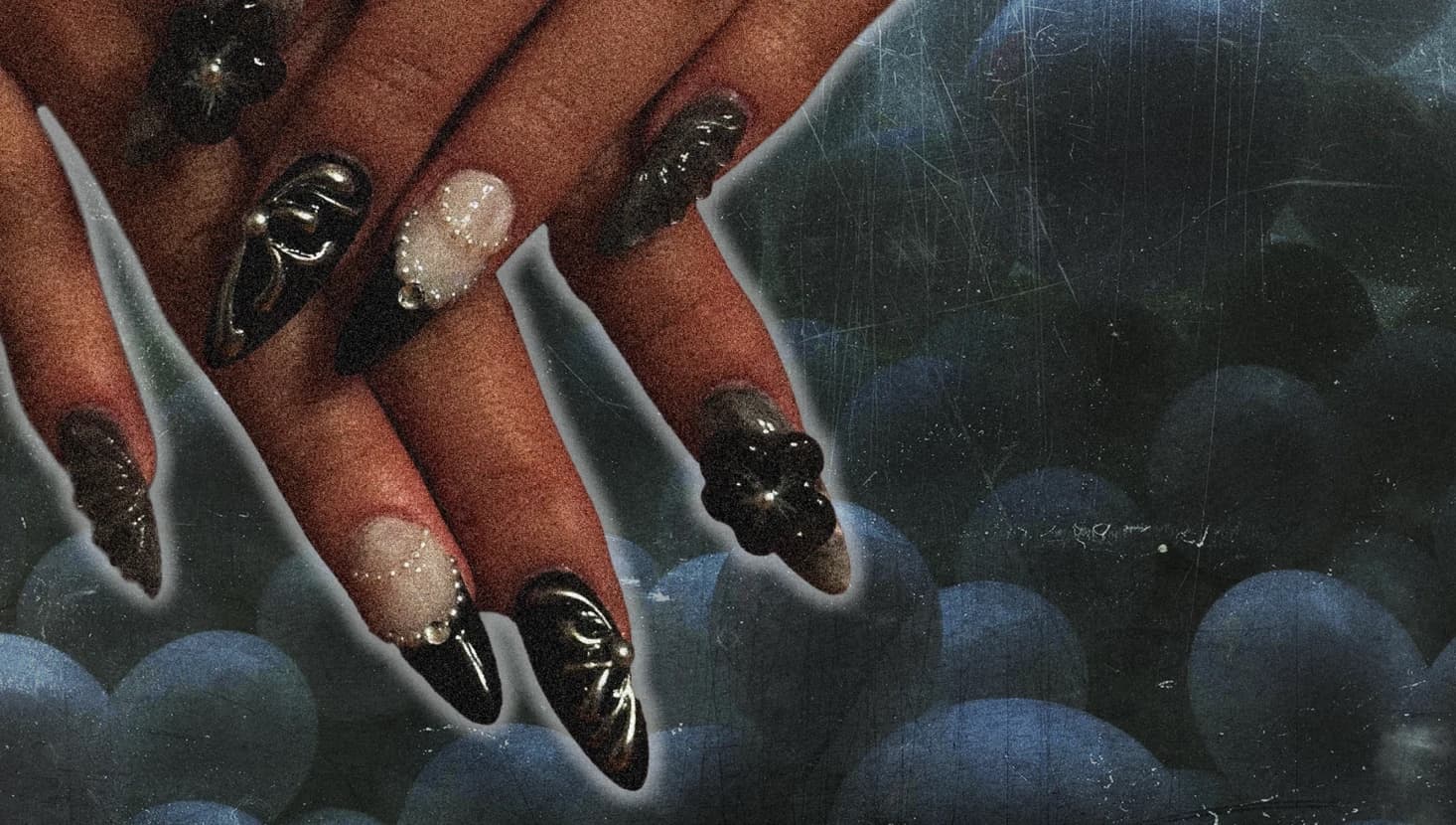 Nails by Studio Anodyne, Varshitha Selvarajan Uma’s nail brand, for Tusk Magazine
