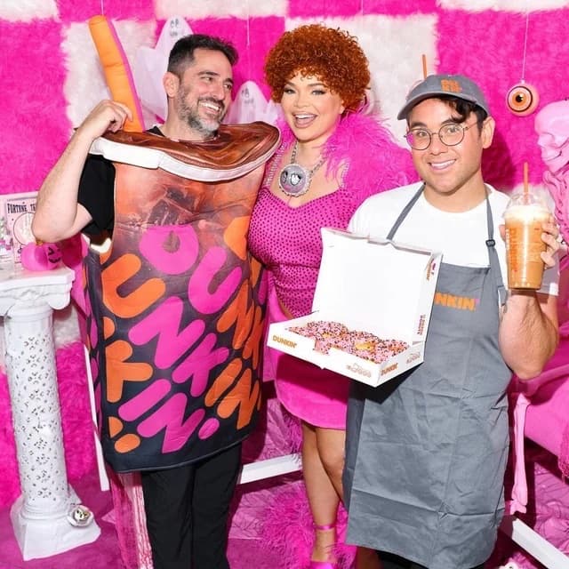 Moses (left) Trish dressed as ice spice (center) Oscar Gracey (right)