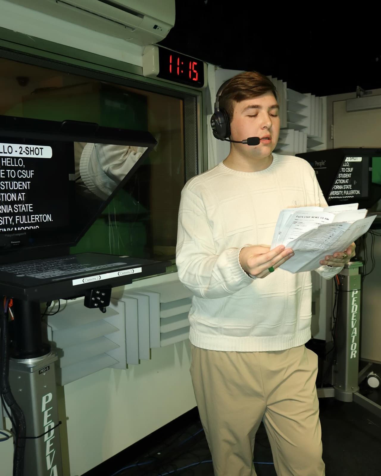 CSUF News studio · 02