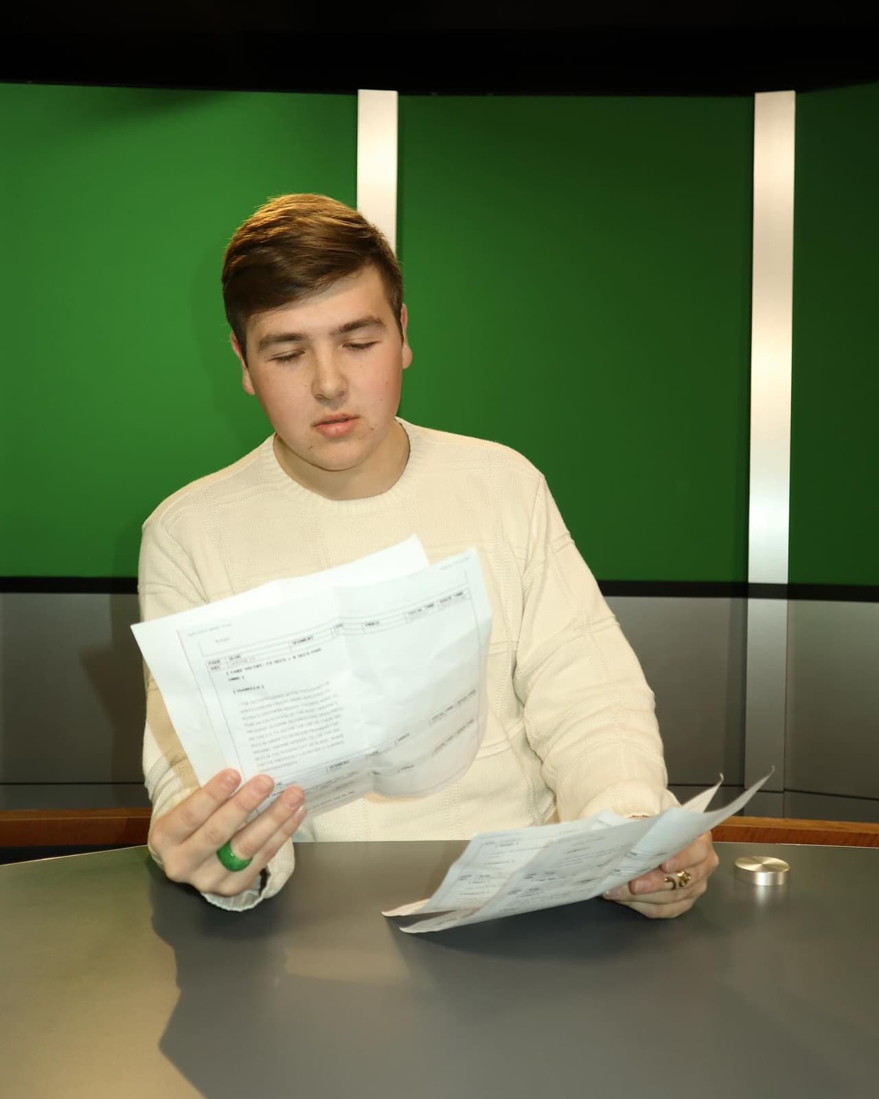CSUF News studio · 04