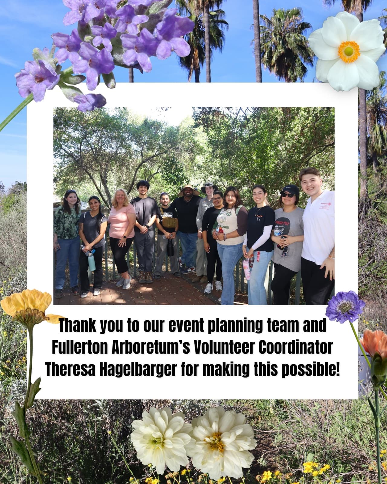 Service day at the Fullerton Arboretum · 04