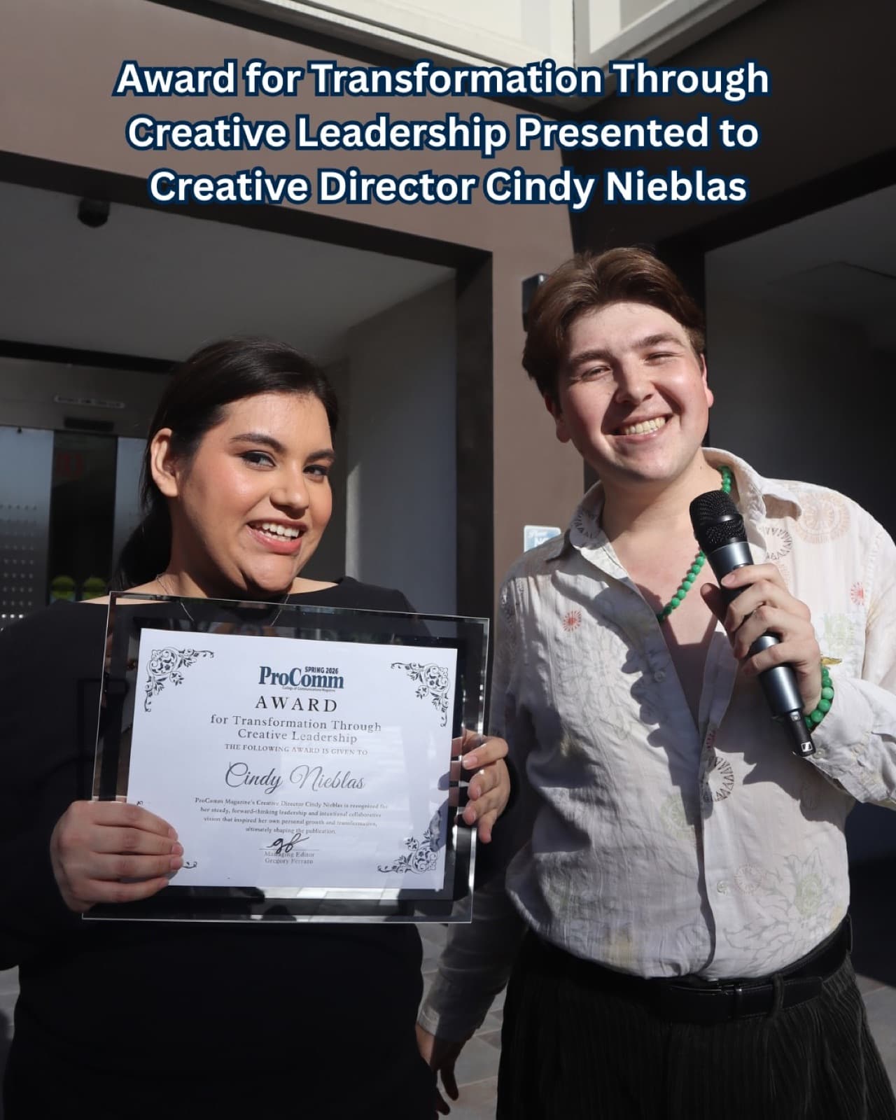 The ProComm Spring 2026 awards · 04