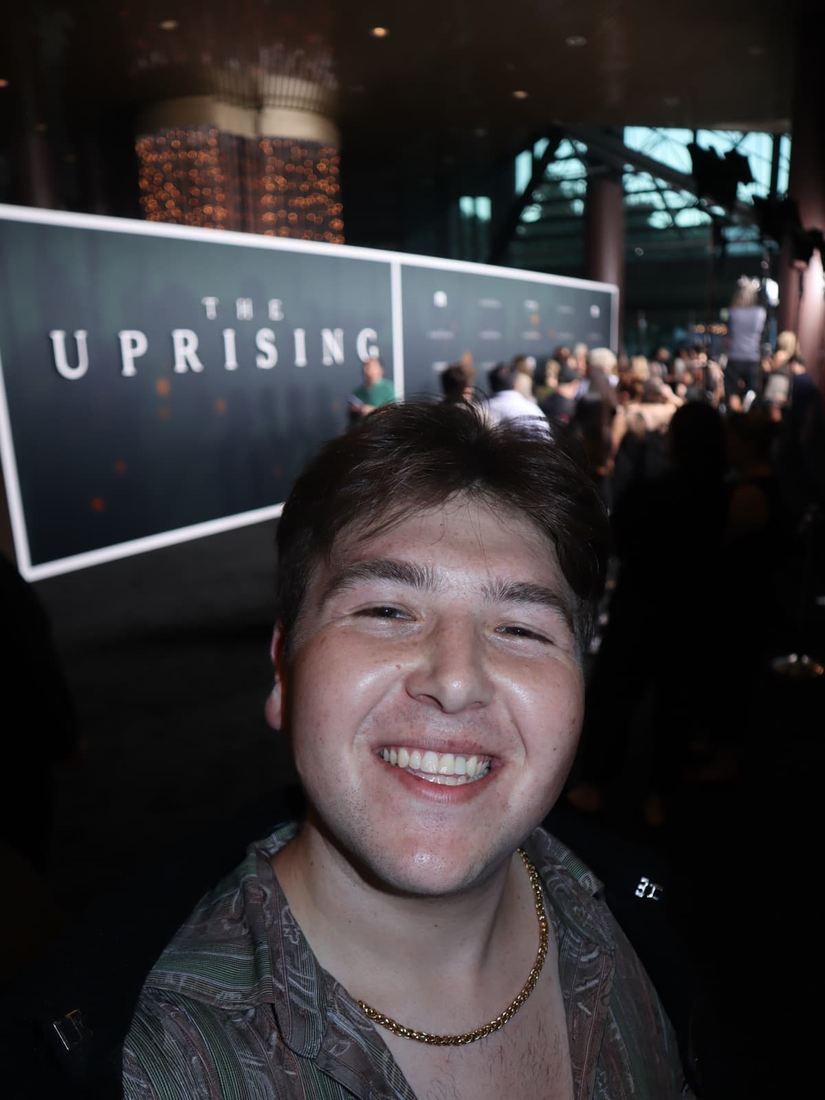 At a screening of The Uprising · 08