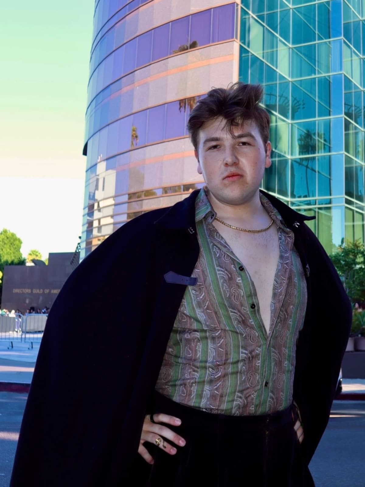At a screening of The Uprising · 12
